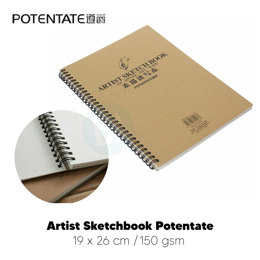 

Potentate Artist Sketch 30 lembar / 19 x 26 cm