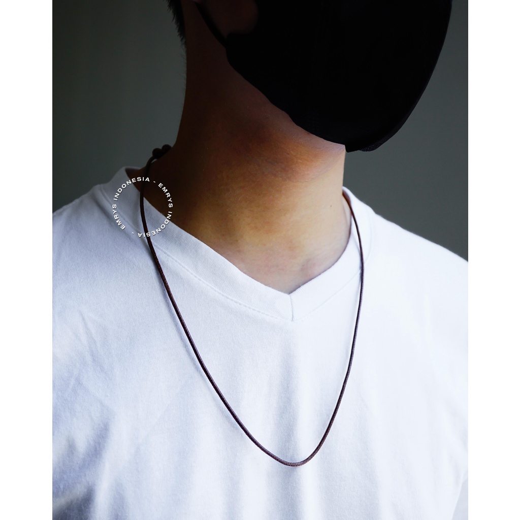 Emrys ELMER Simple Necklace Kalung Pria Wanita termurah