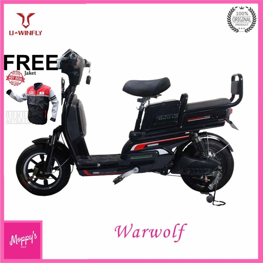 SEPEDA LISTRIK U WINFLY WARWOLF NEW GARANSI RESMI