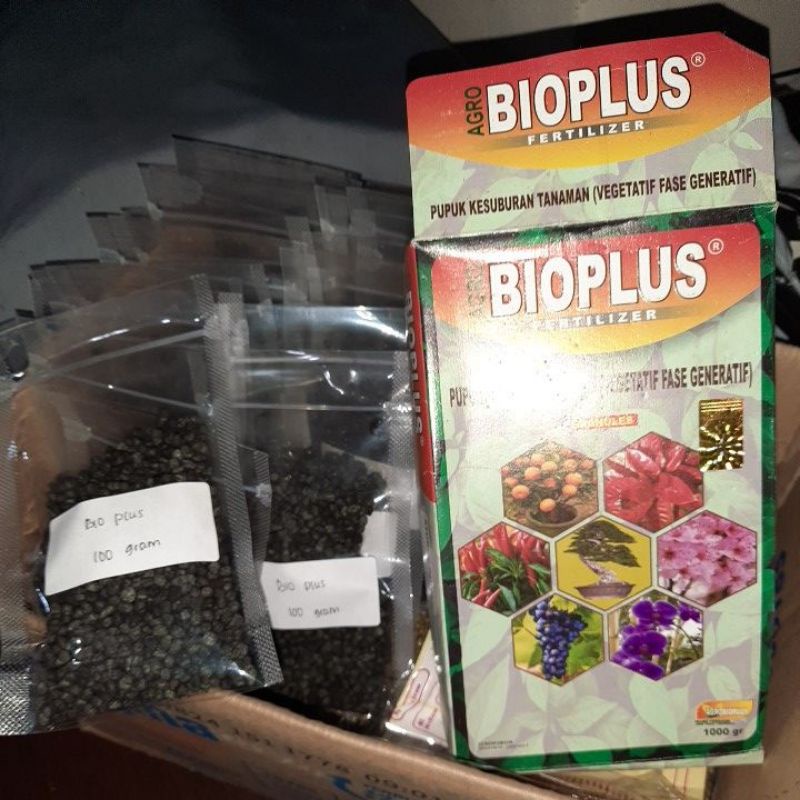 Pupuk Bioplus TERBARU, Pupuk bonsai, repak kemasan 100 gram