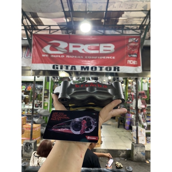 kaliper brembo GP4 GP4rx m50 TITANIUM grade A thailand 4 piston pitch 100
