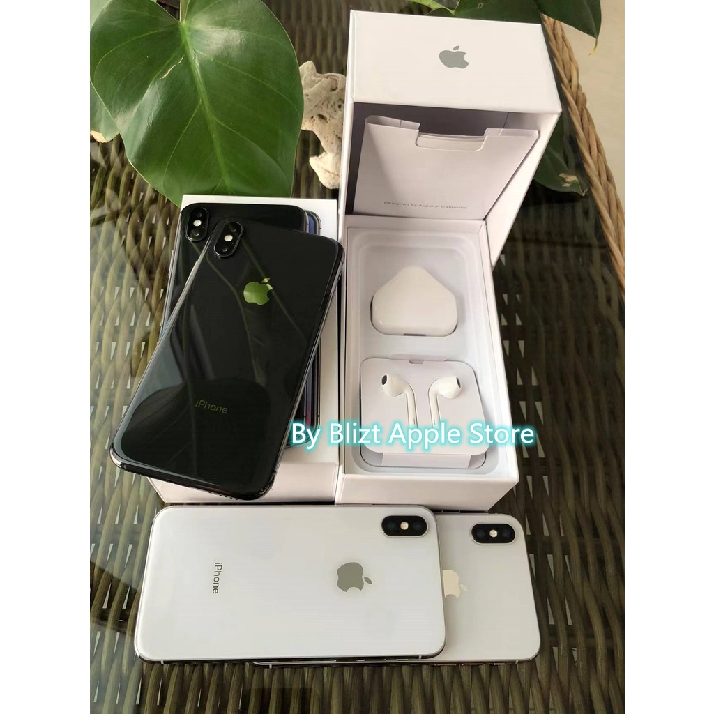 iPhone X 64GB All Sim Silent Fullset Original Second Mulus100% 3utools  All Green (Garansi 1 Tahun)