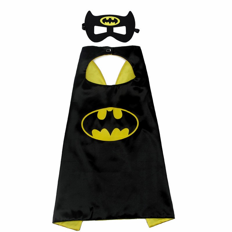 Jubah Set Topeng Superhero Murah Kostum Halloween Anak Murah Cosplay