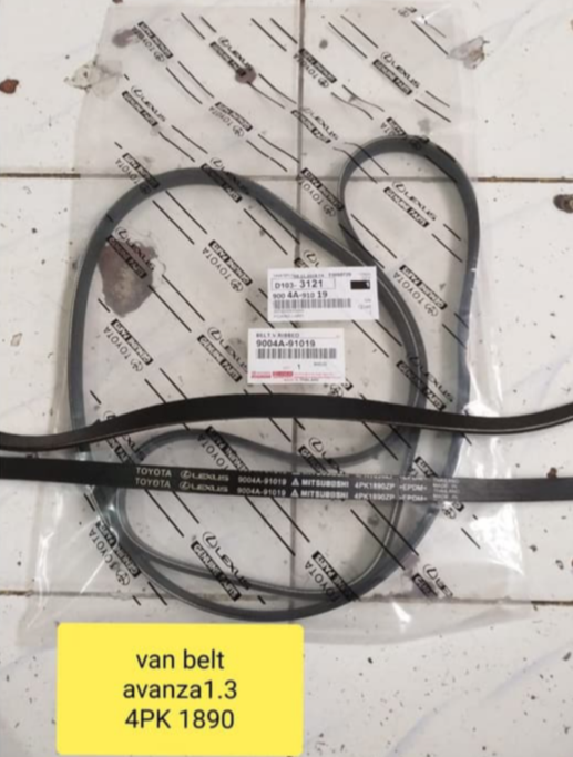 Fan Belt / Tali Kipas Avanza 1.3 1300CC V Belt Original Toyota