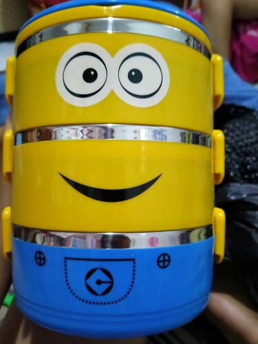 Rantang Nasi Anak Lunch Box Kotak Nasi Lucu Stainless Karakter 1layer