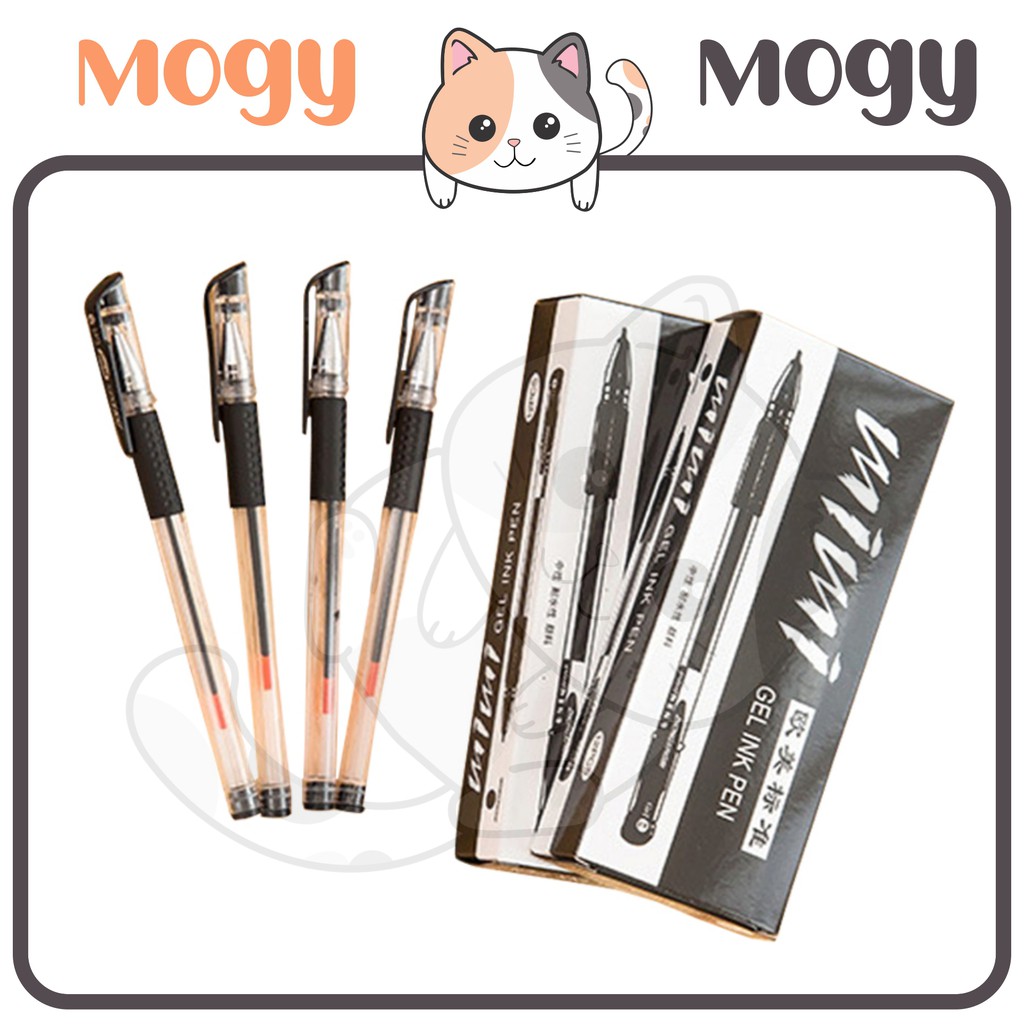 MOGYMOGY HL0008 Pena Gel Mimi 0.5 Mm Pulpen Internasional Balpoin Per Pcs