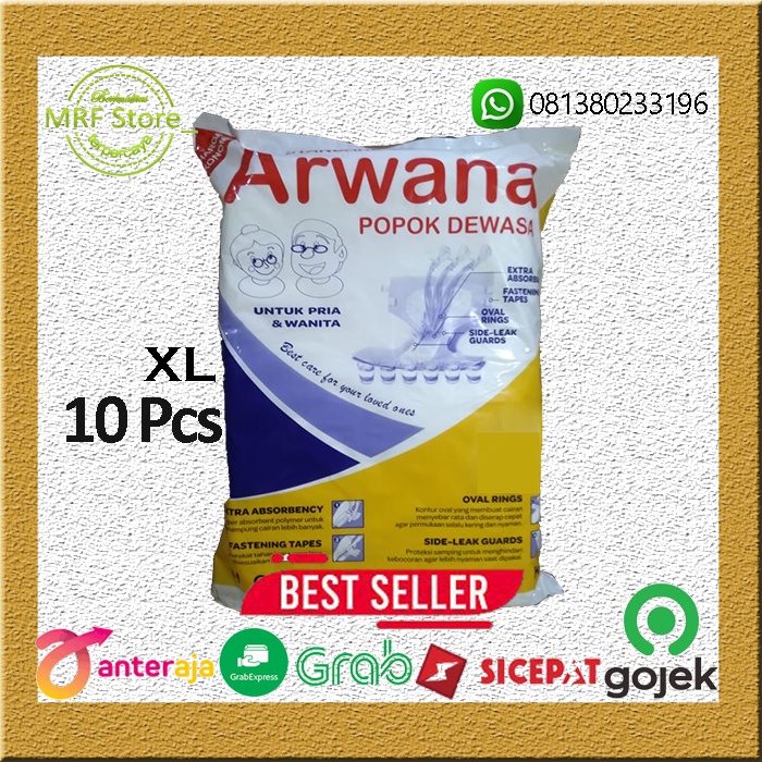 TERLARIS 10 PCS POPOK PEREKAT DEWASA ANTI BOCOR SIZE (M,L,XL)