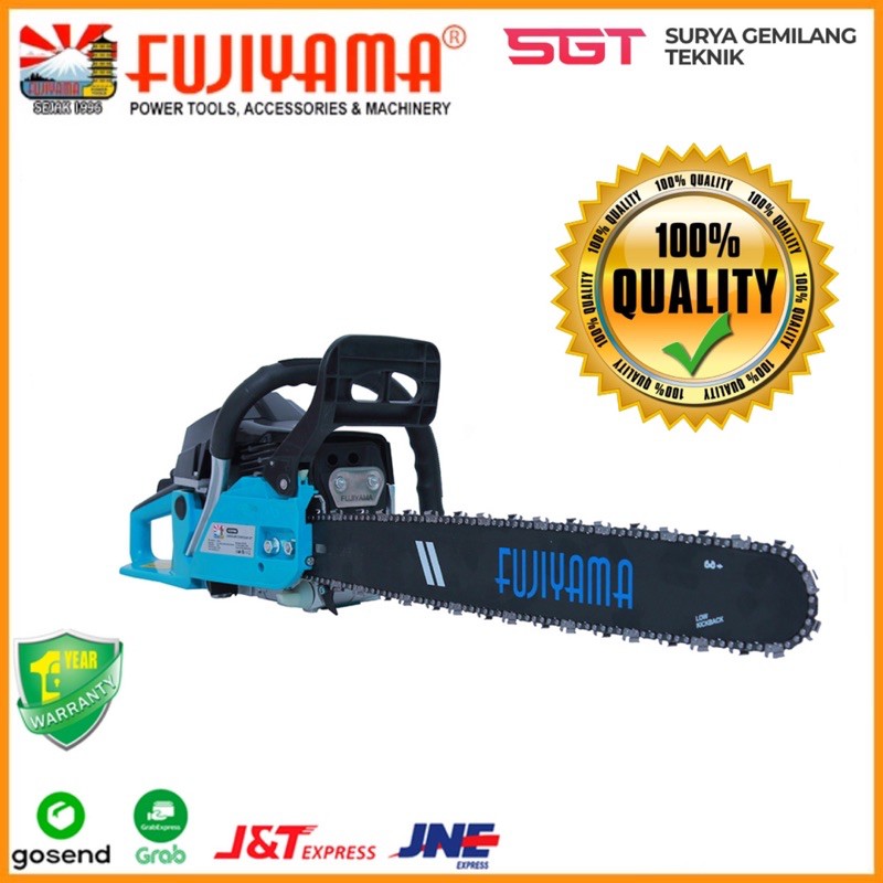 mesin gergaji kayu chainsaw FUJIYAMA GCS 7800 22in Mesin Potong Pohon