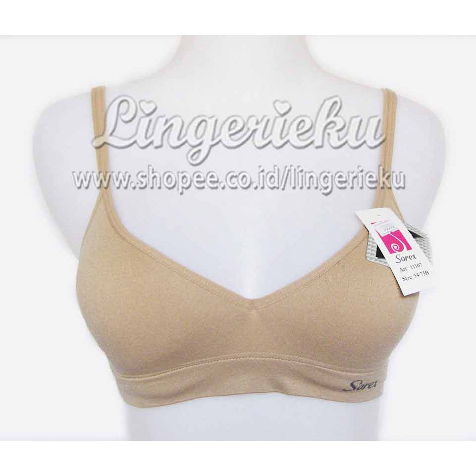 Sorex 11107 BH Bra Super Nyaman Casual Bra Tanpa Kawat Busa Tipis Asli Murah