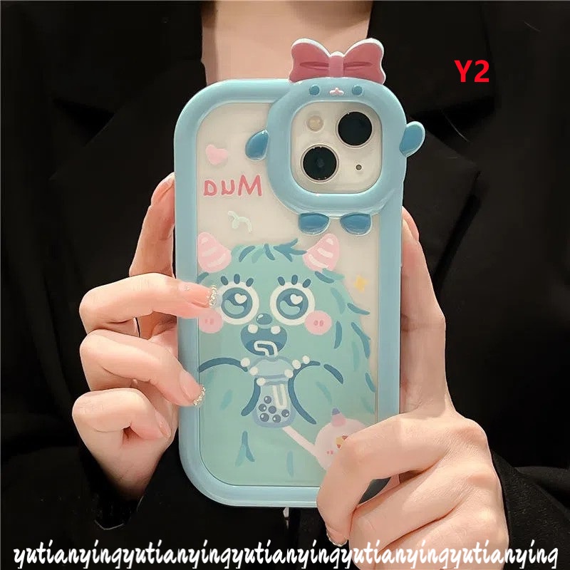 Case Desain Kartun Monster Kecil Untuk Oppo A96 A15 A15s Reno 4F 5F 5 7 A76 A54 A55 A16 A31 A3s A7 A5s A12 A53 A33 A74 A95 A16 A16 A5N A35 A16 A16 A5s A57