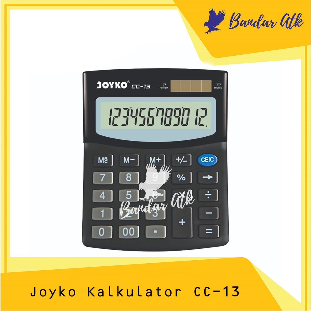 

Calculator Kalkulator Joyko CC 13 CC13 12 Digits [1 PCS]