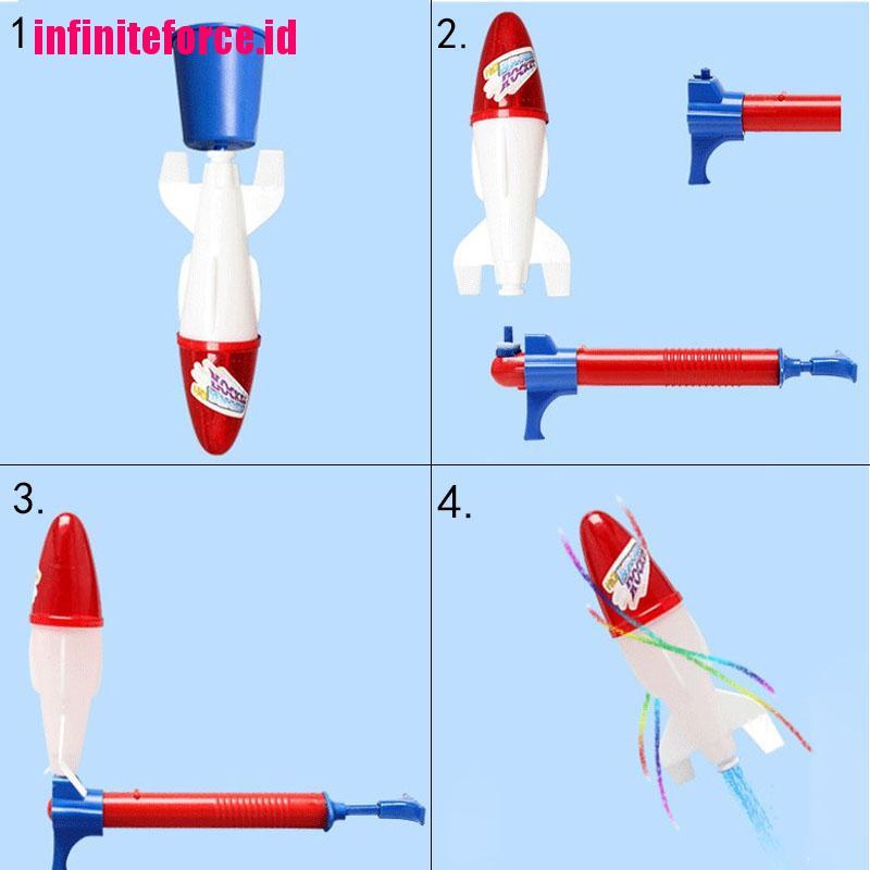 Rocket launcher outdoor water power rocket developing intelligent experiment toy