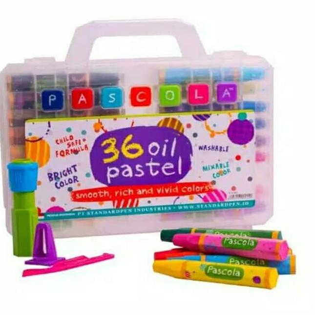

New - CRAYON / OIL PASTEL PASCOLA ISI 36 WARNA MURAH .