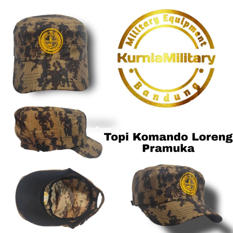 TOPI KOMANDO LORENG PRAMUKA/TOPI LORENG PRAMUKA