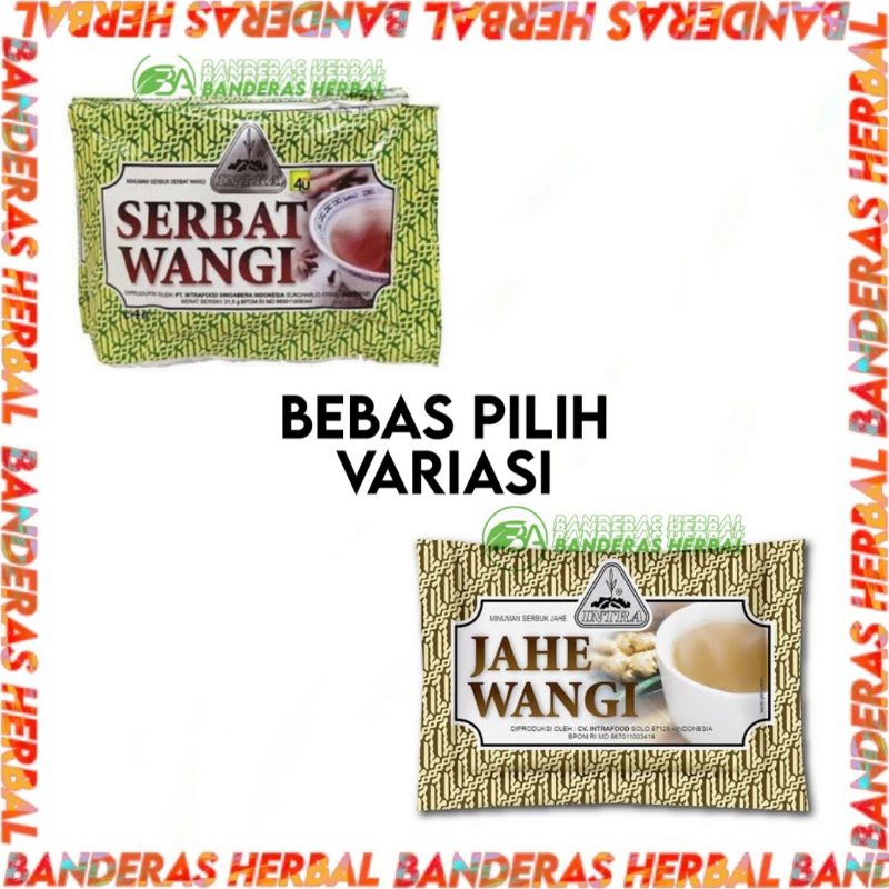 

Intra Jahe Wangi Sachet Serbat Wangi Sachet isi 10