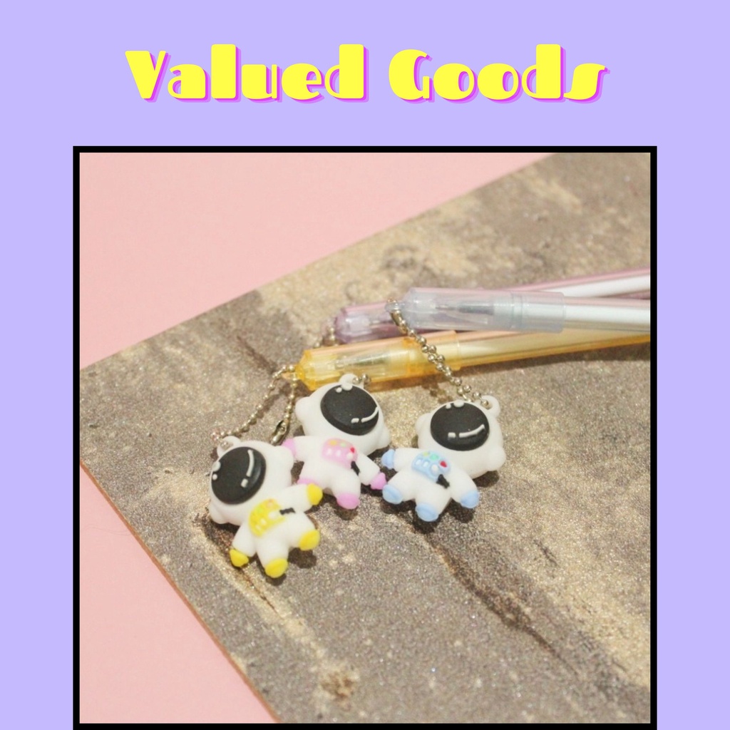 

Pulpen Gantungan Astronot - KUNING BIRU PINK - pena lucu pen gel bolpoin bulpen warna warni unik alat tulis hadiah anak sekolah & kantor stationery cute karakter kartun
