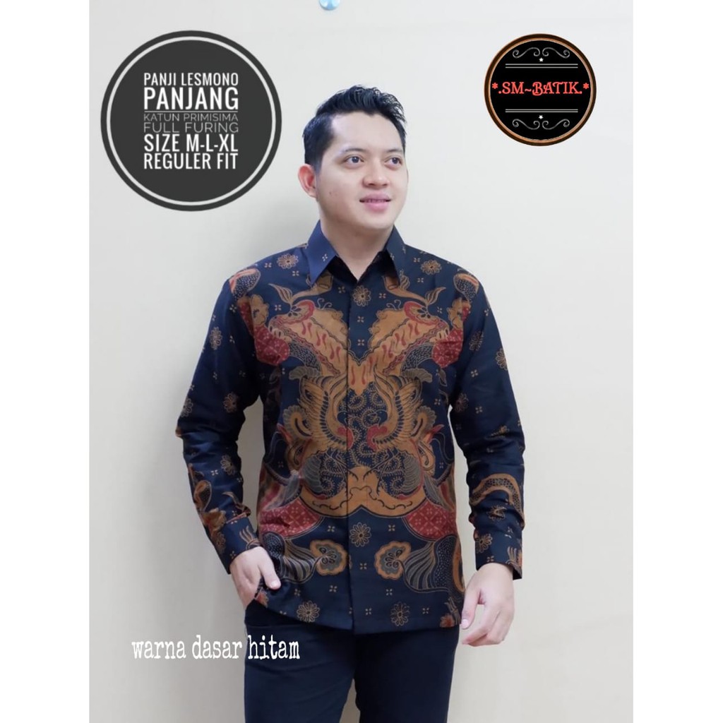 PANJI LESMONO SM BATIKSOLOAMANAH KEMEJA BAJU BATIK PRIA SOLO LENGAN PANJANG PENDEK LAPIS FURING ATASAN BATIK PREMIUM MODERN KATUN HALUS SEKAR KOKO PEKSI JIWO PEKSI MAMBU NEW BLOUSE NATASHA NEW NATASHA PEKSI BIRU WIJAYA LOMBOK ABANG DJAYAGUNA PARANG UKAIL