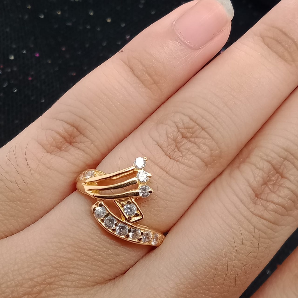 Cincin Emas 17K - 2.35 gr Kadar 750 - 28