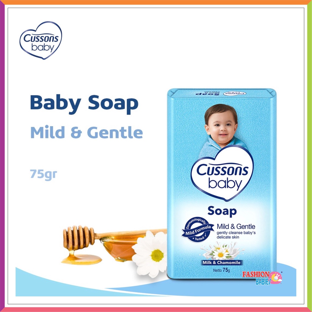 CUSSONS BABY SOAP 75 100 GR / SABUN BATANG BAYI