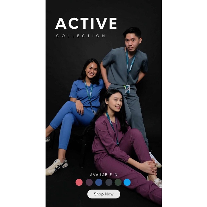 Medical Scrb - Baju Scrub / Medical Scrubs / Baju Jaga - Active Collection (2)