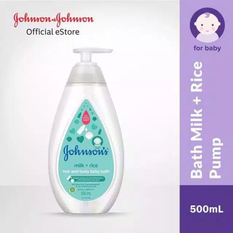 Johnson's Baby Bath Milk n Rice 200ml,500ml