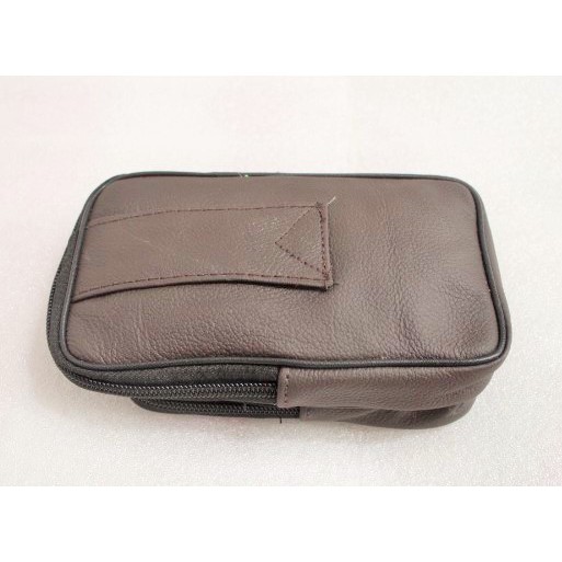 Dompet / Sarung HP Kulit asli logo Triple G ( ukuran max 6 ichi)