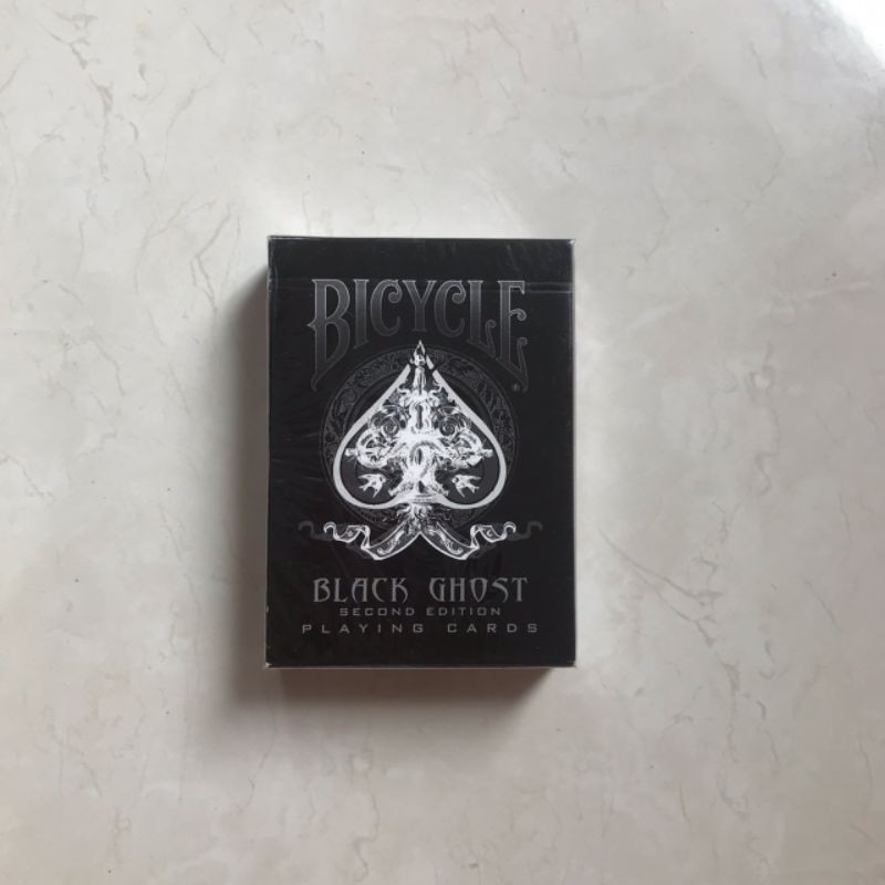 Kartu Remi Bicycle Black Ghost Playing Cards