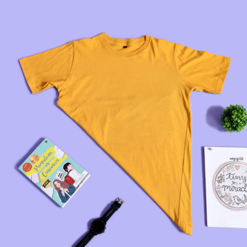 Kaos Polos - Mustard