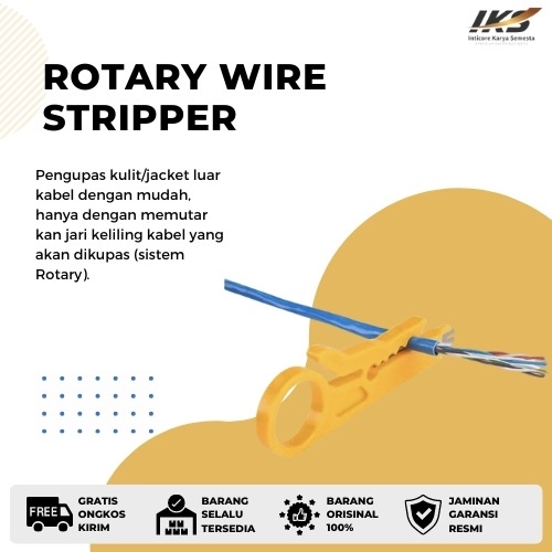 Alat Pengupas Pemotong Kulit Kabel Rotary Wire Stripper