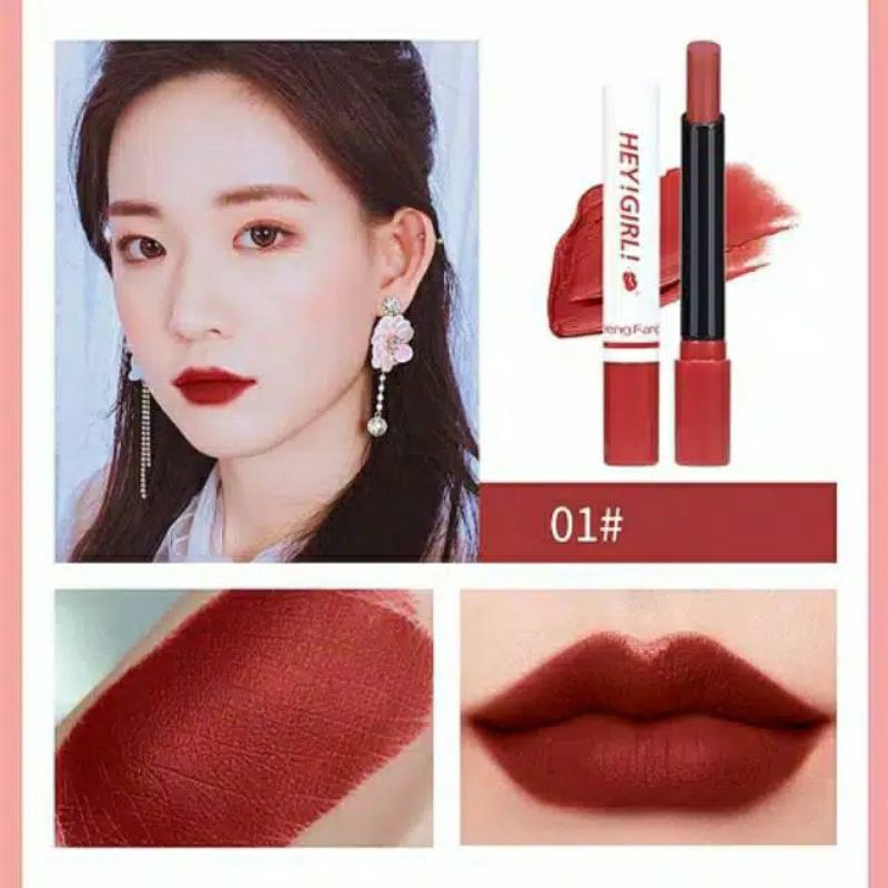 [ECER] LIPSTICK / LIPSTIK HASAYA GIRL HEY GIRL MATTE COLOR