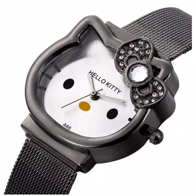 Jam Tangan Fashion Anak-Anak Fashion Korea Karakter Hello Kitty Pasir HK-175