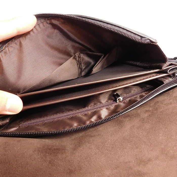 promo  TAS SELEMPANG PRIA KANTOR IMPORT BRANDED | GIORGIO ARMANI 1118-2 BLACK  murah | grosir |