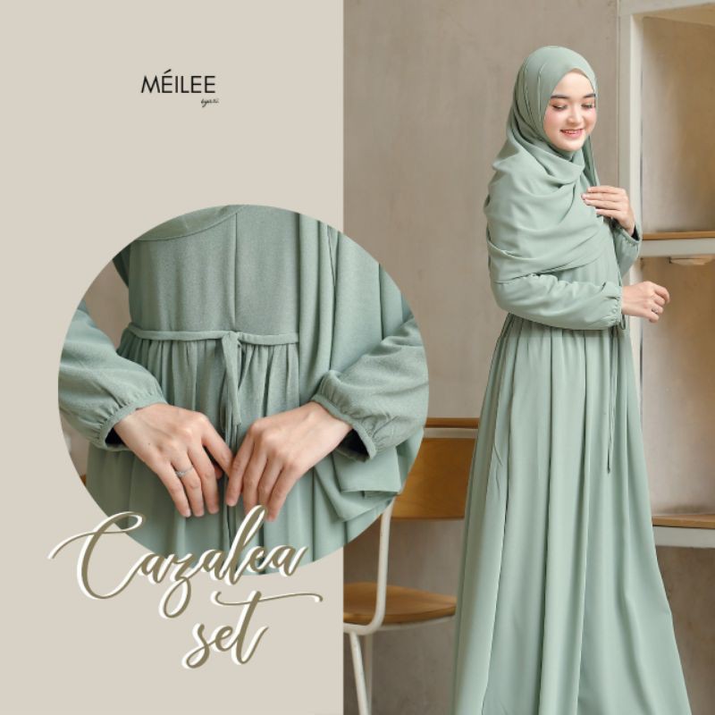 Cazalea Set Syari Gamis Busui Cantik by Meilee