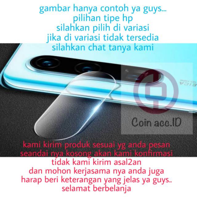 CAMERA protector/anti gores kamera - tempered glass pelindung lensa kamera  oppo samsung xiaomi vivo