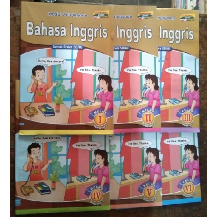 LKS Modul Pengayaan Bahasa Inggris Arya Duta SD Kelas 1 2 3 4 5 Dan 6 Semester 2 Kurtilas Revisi