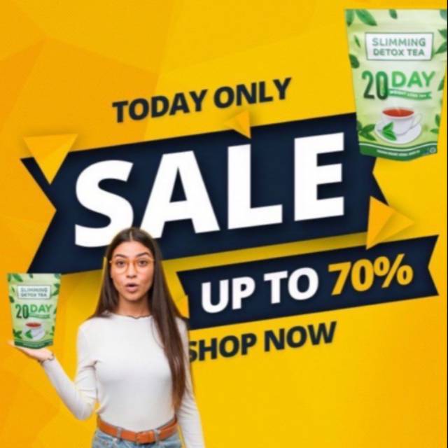 ⭐⭐⭐⭐⭐Pelangsing Slimming detox tea 20day teatox