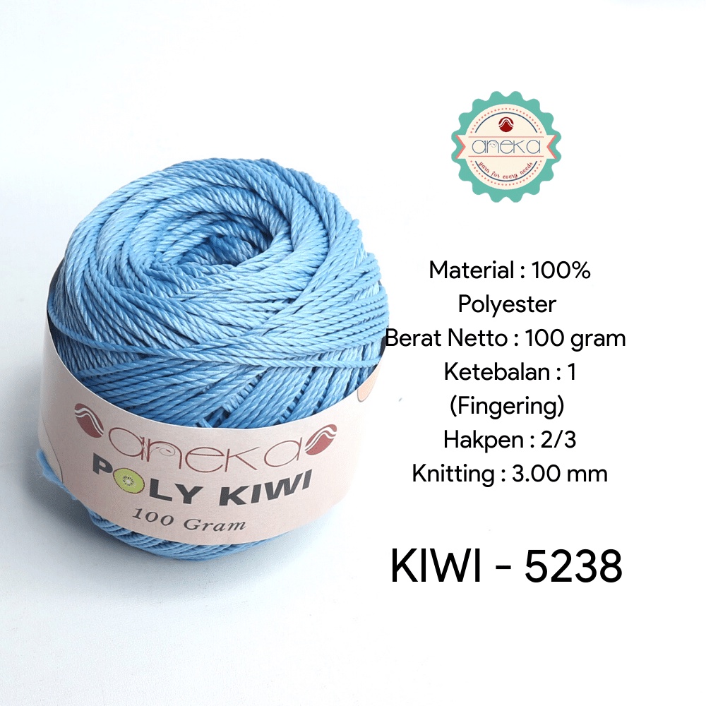 Benang Rajut Poli / Poly Kiwi Yarn - PREMIUM - 5238