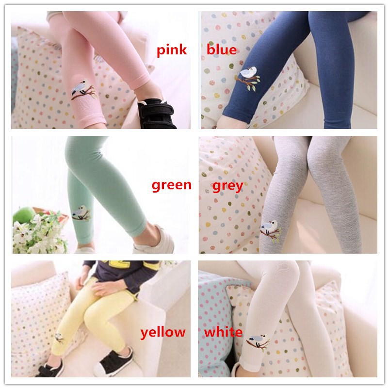 Celana LEGGING KATUN STRETCH Hangat Anak Perempuan Bordir Lucu - Leging Anak