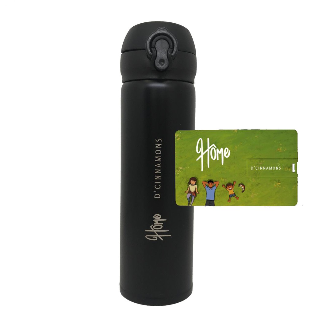 D’Cinnamons Official bundling flashdisk & tumbler