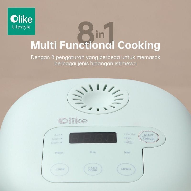 Olike DFB-B30R1 Rice Cooker Green