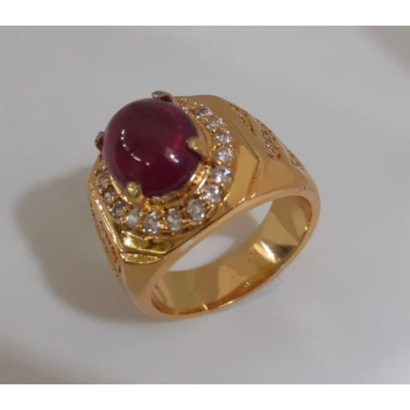 CINCIN BATU PERMATA RED RUBY AFRIKA