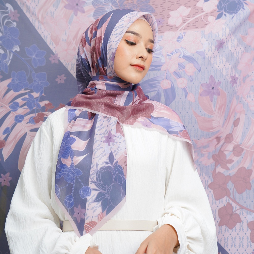 Le Khari Square Hijab Azalea Premium Ultrafine Voal-Azalea Hijab Kode B