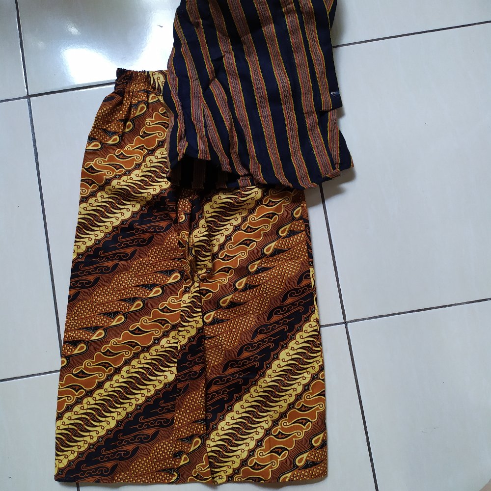 Rok Batik Anak Instan //rok Wiru Batik Anak Langsung Jadi//bawahan Kebaya Lurik Anak