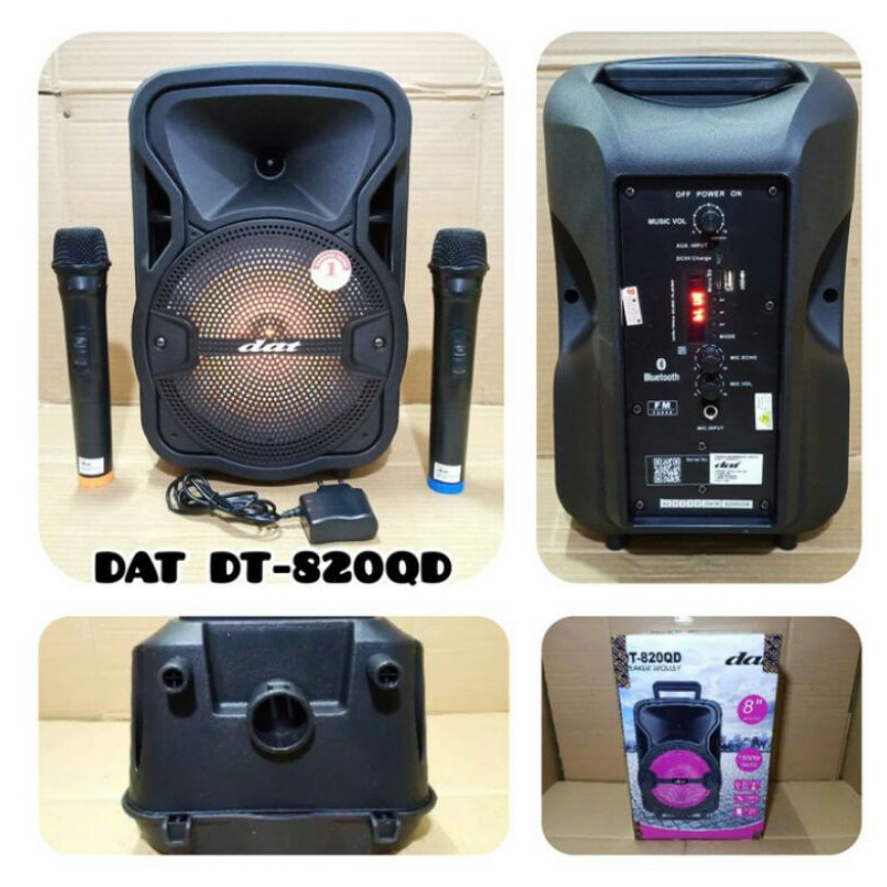 Speaker Aktif Portable DAT DT820QD DT 820QD ORIGINAL