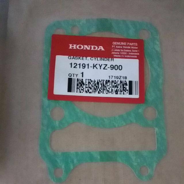 Paking Blok Seher Gasket Cylinder Honda Supra X 125 Helm In 12191 KYZ 900