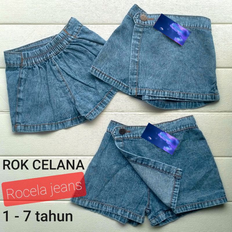 ROCCELA // ROCCELA ROK CELANA JEANS SNOW ANAK USIA 1 - 7 TAHUN