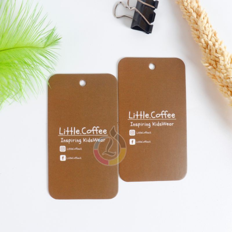 hangtag 310gs hangtag tipis hang tag  hangtag custom hangtag full colour