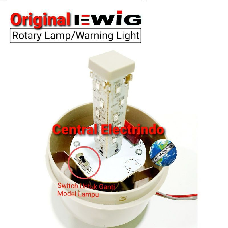 Lampu LED Menara/Hias/Plang Toko N1101 EWIG Hijau Multivolt 3 Model Lampu.