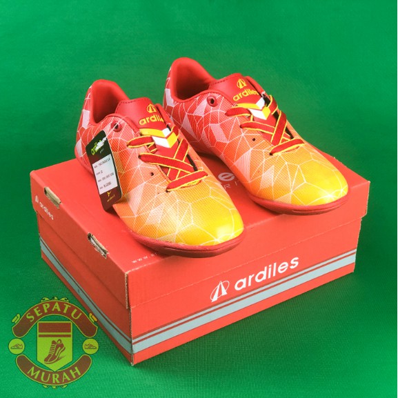 Sepatu Futsal Ardiles Crackle - Merah/Orange/Kuning