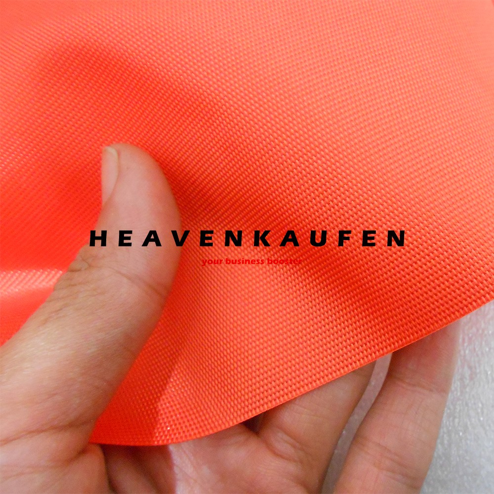 Bahan Kain Tas Cordura Nilon Glossy Orange Meteran